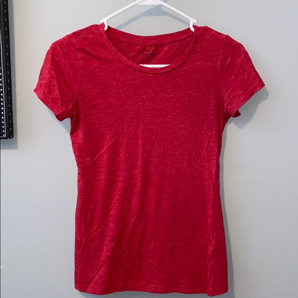 Red Crew Neck Tee